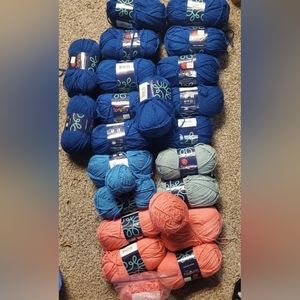Yarn RARE  Lot 21+ Skeins.  PRICE DROP 3 DAYS ONLY